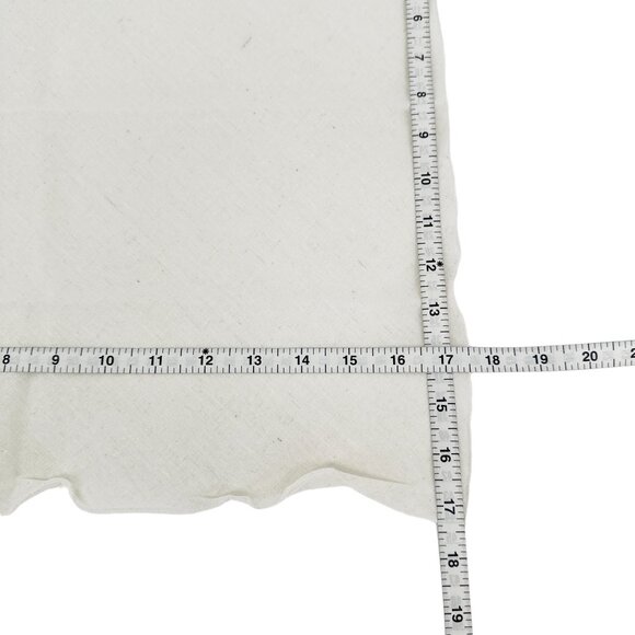 NAPKINS Linen Blend Cloth Natural with Rolled Edges | Set of 6 - Picture 7 of 7